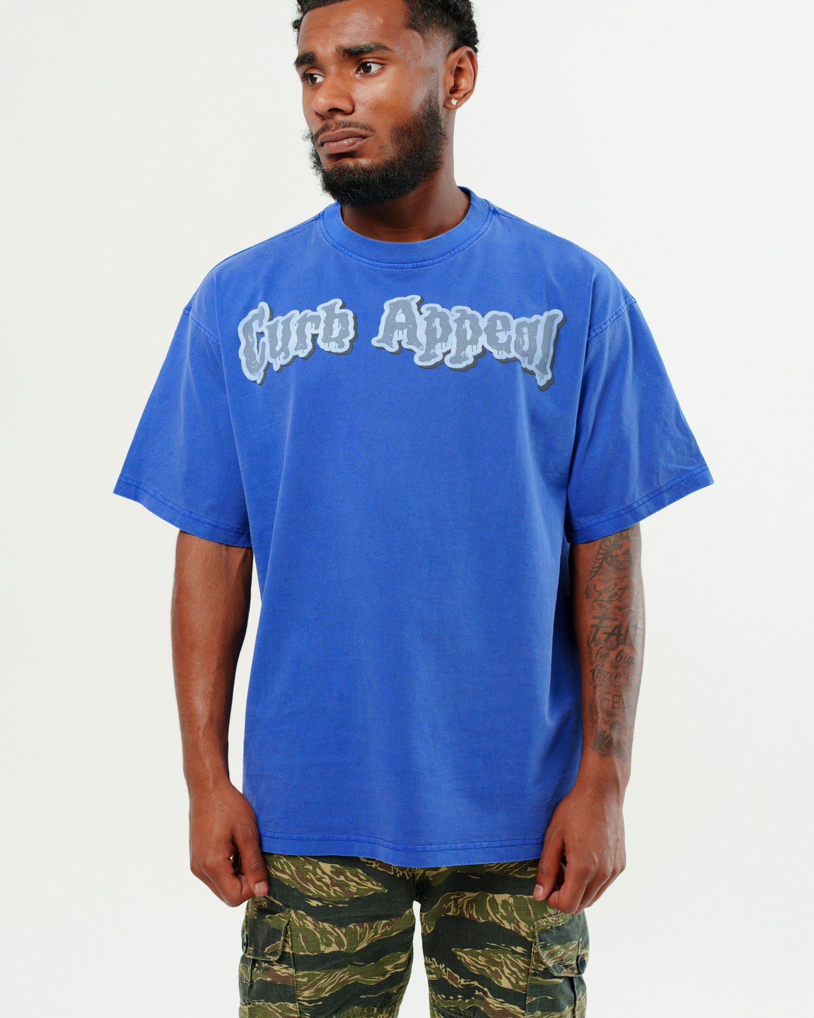 3D washed oversized tees