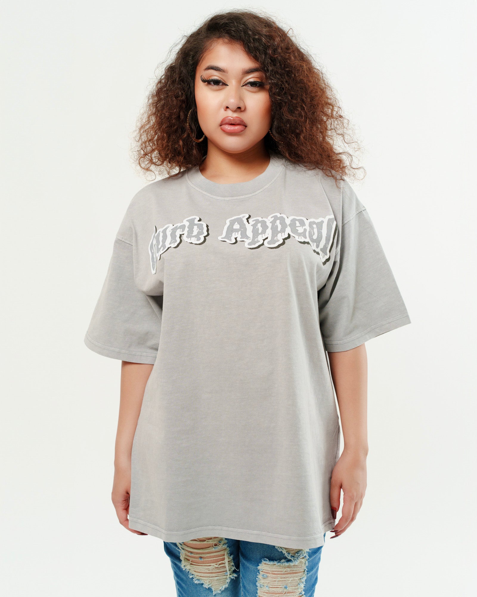 3D washed oversized tees