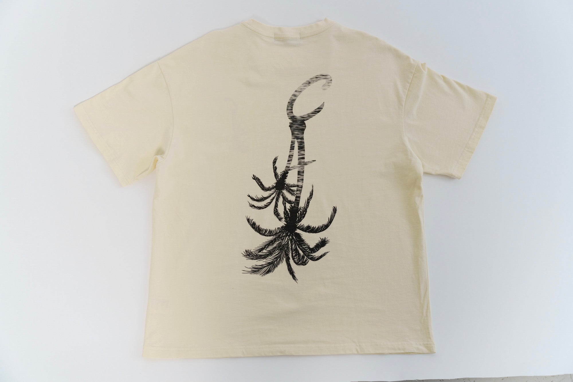 Cream Palm Tree oversized