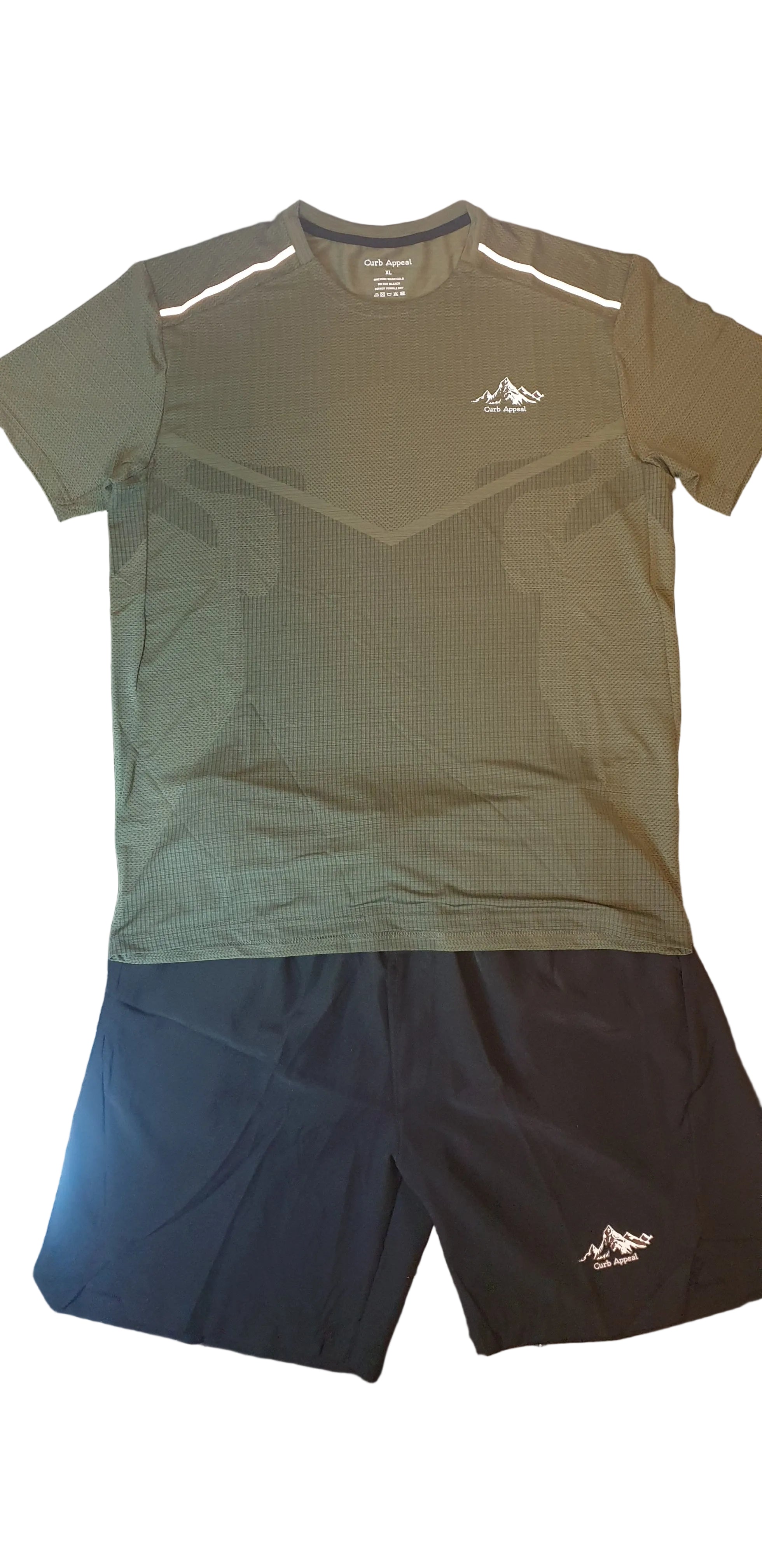 Khaki Green/Black Activewear