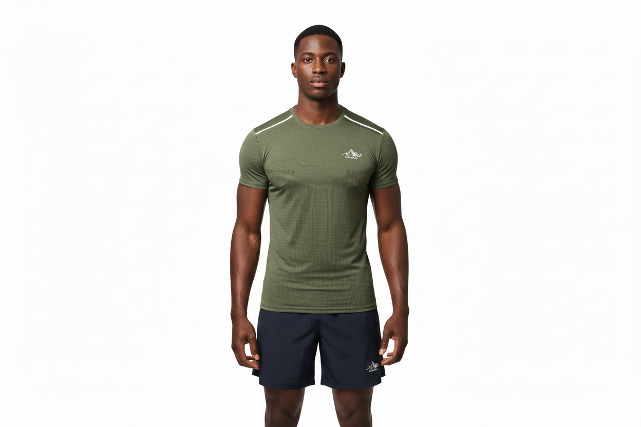 Khaki Green/Black Activewear